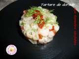 Tartare de dorade aux tomates séchées