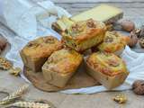 Cakes au Comté et aux noix