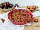 Clafoutis prunes noisettes