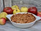 Crumble pommes-noisettes