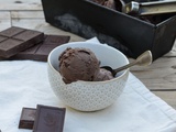 Glace au chocolat noir