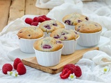 Muffins aux framboises