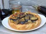 Quiche aux aubergines au curry