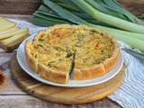 Quiche aux poireaux et au comté