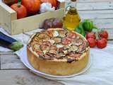 Quiche épaisse à la ratatouille