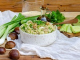 Salade d’automne au quinoa façon taboulé