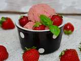 Sorbet fraise-basilic