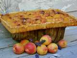 Tarte aux abricots et pignons