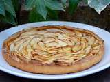 Tarte aux pommes et abricots