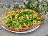 Tarte fine à la courgette en persillade