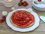 Tarte fine fraises / basilic