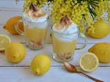 Verrine façon tarte au citron meringuée