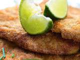 Escalopes milanaises au citron vert