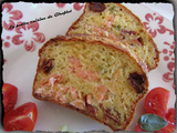 Cake Saumon yaourt Basilic et Tomates