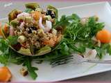 Salade de quinoa aux crevettes