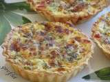 Tartelettes poireau et bacon