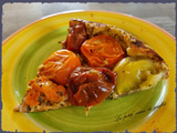 Tatin de tomates poulet et velours balsamique