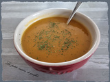 Velouté de butternut et tomates au épices