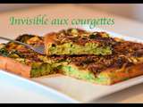 Invisible aux courgettes parmesan, curry