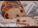 Pain au levain aux figues et aux abricots - levain liquide Kayser