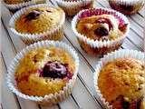 Cakes aux fruits rouges