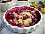 Crumble aux fruits rouges