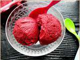 Glace aux fruits rouges