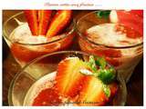 Panna cotta aux fraises