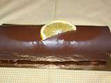 Bûche à l'orange