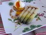 Asperges à l'oeuf cassé, huile de noisette #edit