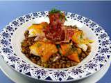 Salade de lentilles du Berry au haddock