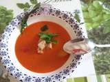 Soupe froide ou gaspacho pour jours cho