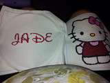 Coussin hello kitty de Jade fini