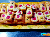 Mini financiers framboise pistache - la popote et la boulange de Nanard