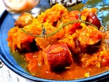 Rougail de saucisses - la popote et la boulange de Nanard