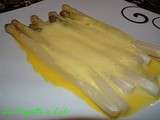 Asperges, sauce hollandaise au thermomix