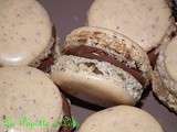 Biscuits aux noisettes, fourrés nutella façon macarons