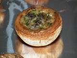 Champignons farcis au escargots