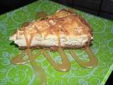 Cheesecake mascarpone et sauce aux bonbons caramel Lutti