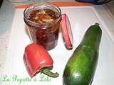 Confiture de courgette et poivrons