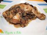 Cuisses de poulet sauce Champignons