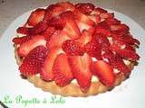 Génoise façon tarte aux fraises