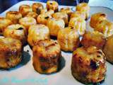 Minis cannelés aux Lardons fumés et gruyère