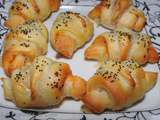 Minis croissants chorizo et brebis