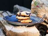 Biscuits aux bleuets, flocons multigrains et chocolat noir