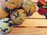 Muffins aux bleuets (myrtilles)