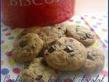 Cookies à la halva et au chocolat