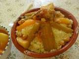 Couscous Aux Cardons Sauce rouge ( Recette de Ratiba )