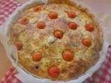 Quiche Au Poulet, Olives Noires Et Mozzarella