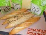 Baguettes de seigle au levain